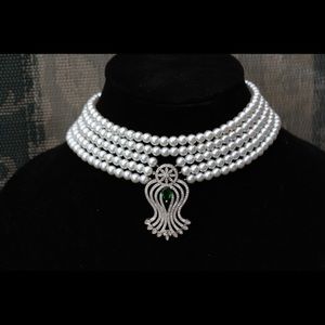 Classy elegant handmade necklace